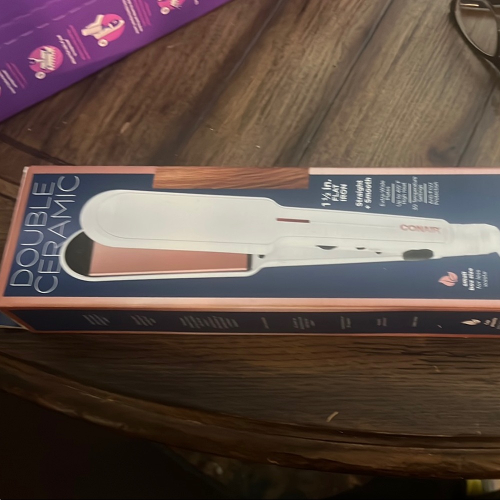 Pink and Gold Hair Styling Tool for Sleek Styles